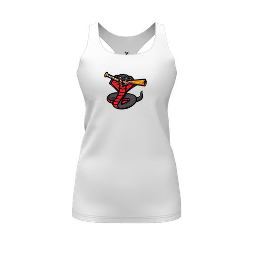 [FT0TRBWH-FYS-LOGO2] Decker Racerback Tank Top (Female Youth S, White, Logo 2)