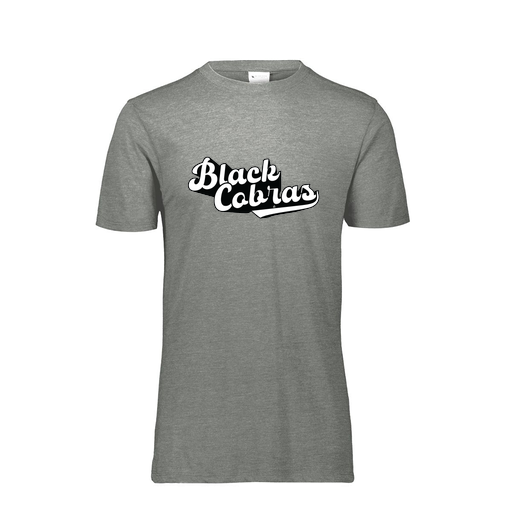 [FTSCUBGY-YS-LOGO3] Decker Youth Tri-Blend T-Shirt - Short Sleeve (Youth S, Gray, Logo 3)