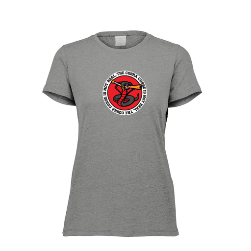 [FTSCUBGY-FAXS-LOGO1] Decker Women's Tri-Blend T-Shirt - Short Sleeve (Female Adult XS, Gray, Logo 1)