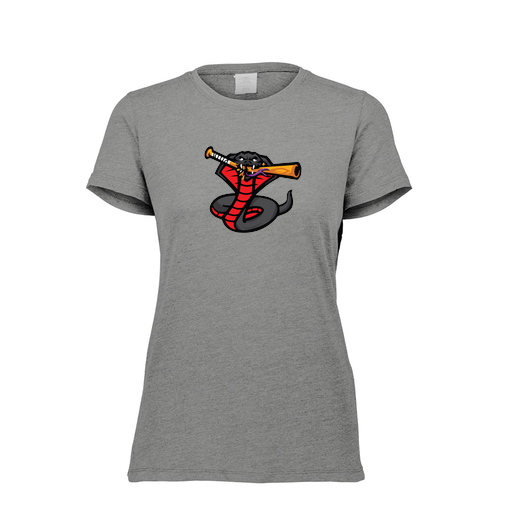 [FTSCUBGY-FAXS-LOGO2] Decker Women's Tri-Blend T-Shirt - Short Sleeve (Female Adult XS, Gray, Logo 2)