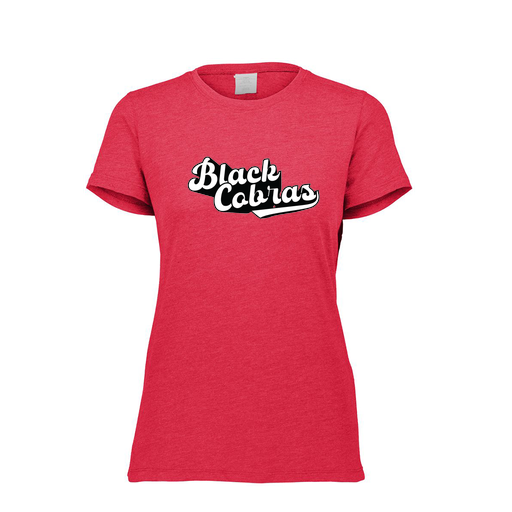[FTSCUBRD-FAXS-LOGO3] Decker Women's Tri-Blend T-Shirt - Short Sleeve (Female Adult XS, Red, Logo 3)