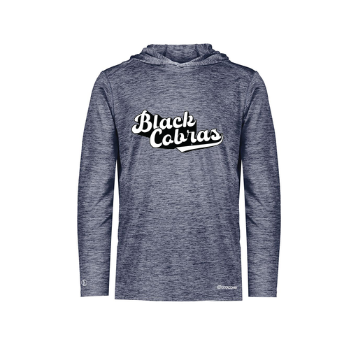 [FOLHCGNV-AS-LOGO3] Decker Men's Charge Hoodie (Adult S, Navy, Logo 3)