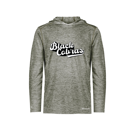 [FOLHCGGY-YS-LOGO3] Decker Youth Charge Hoodie (Youth S, Gray, Logo 3)