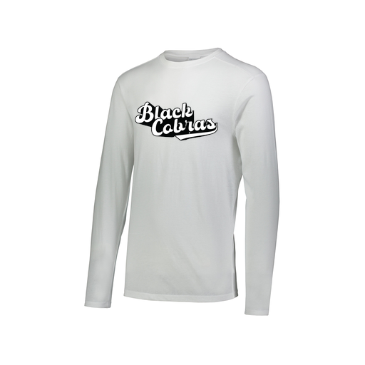 [FTLCUBWH-AXS-LOGO3] Decker Men's Tri-Blend T-Shirt - Long Sleeve (Adult XS, White, Logo 3)